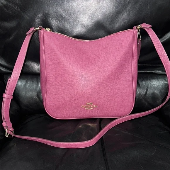 🔥🔥🔥Coach Ellie File Leather Crossbody Bag